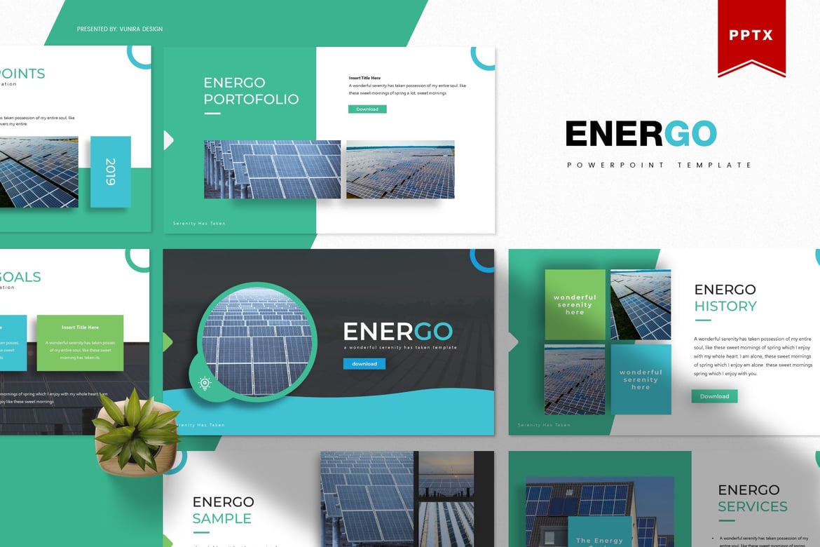 Energo | Template Presentasi PowerPoint yang Menarik
