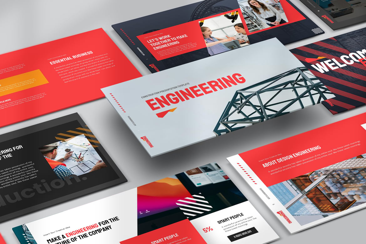 Template PowerPoint Teknik yang Menarik dan Profesional