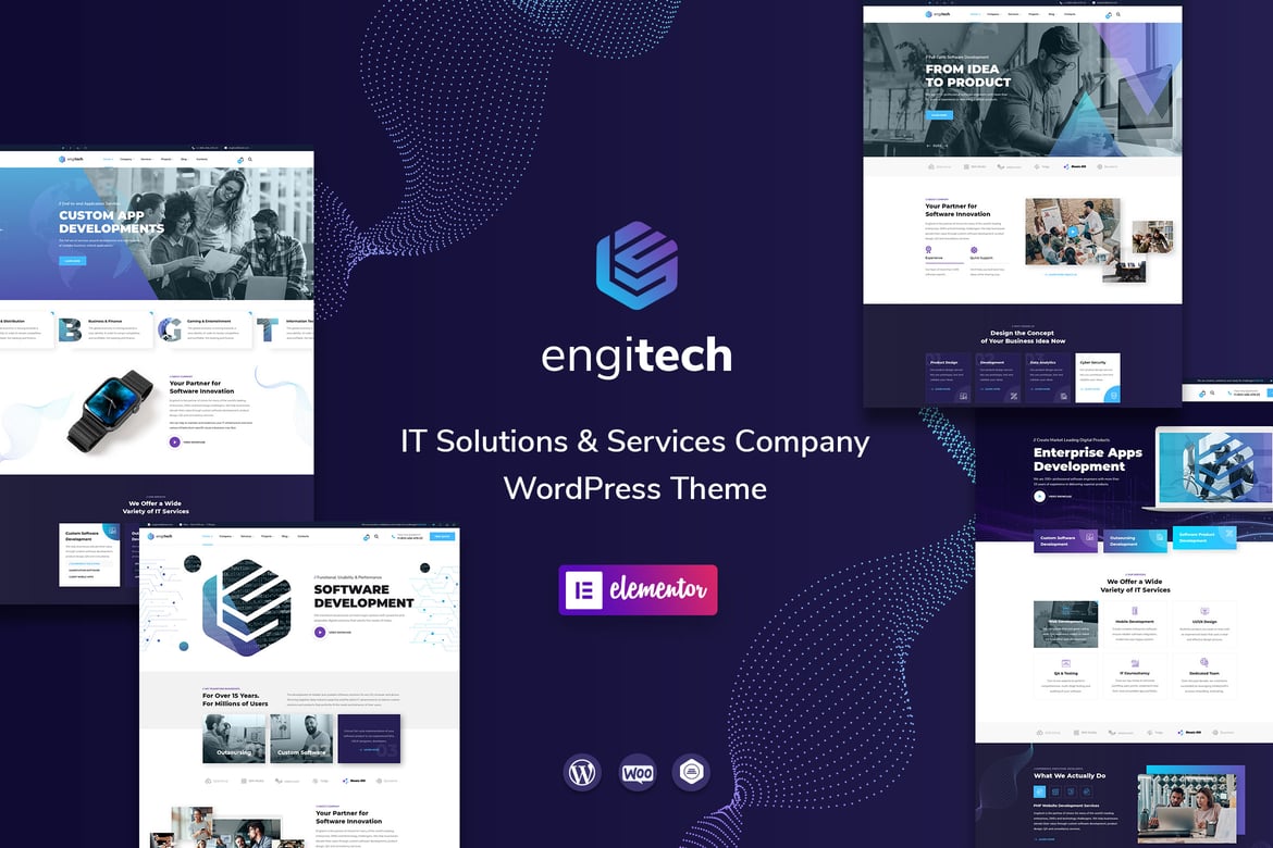 Engitech - Tema WordPress Solusi & Layanan IT Terbaik untuk Startup