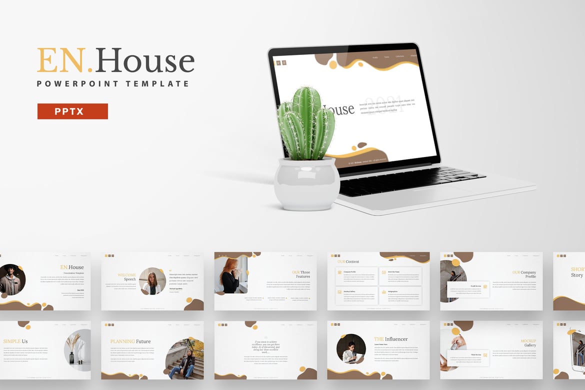 Enhouse - Template Powerpoint yang Menarik dan Profesional