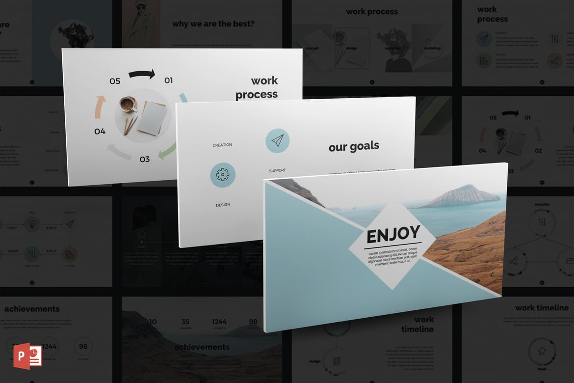 Template PowerPoint Minimalis untuk Presentasi Bisnis Anda