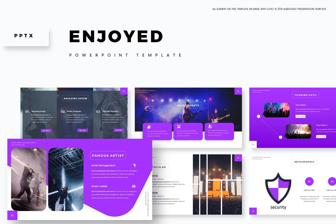 Template PowerPoint Profesional – Enjoyed