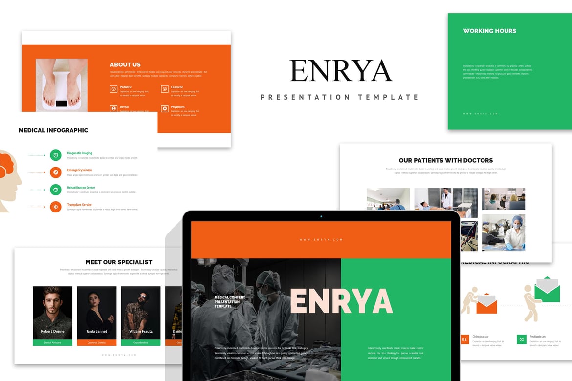 Template Powerpoint Medis Enrya: Solusi Presentasi Profesional