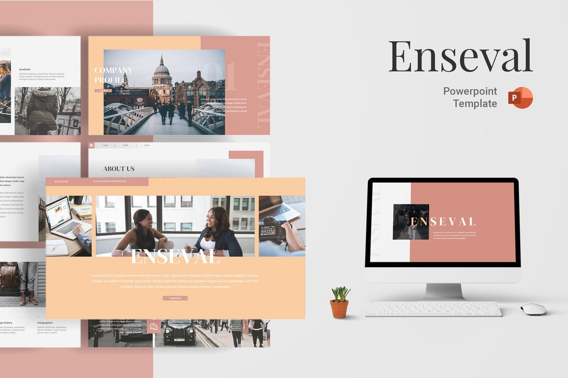 Template Powerpoint Enseval - Solusi Presentasi Profesional Anda
