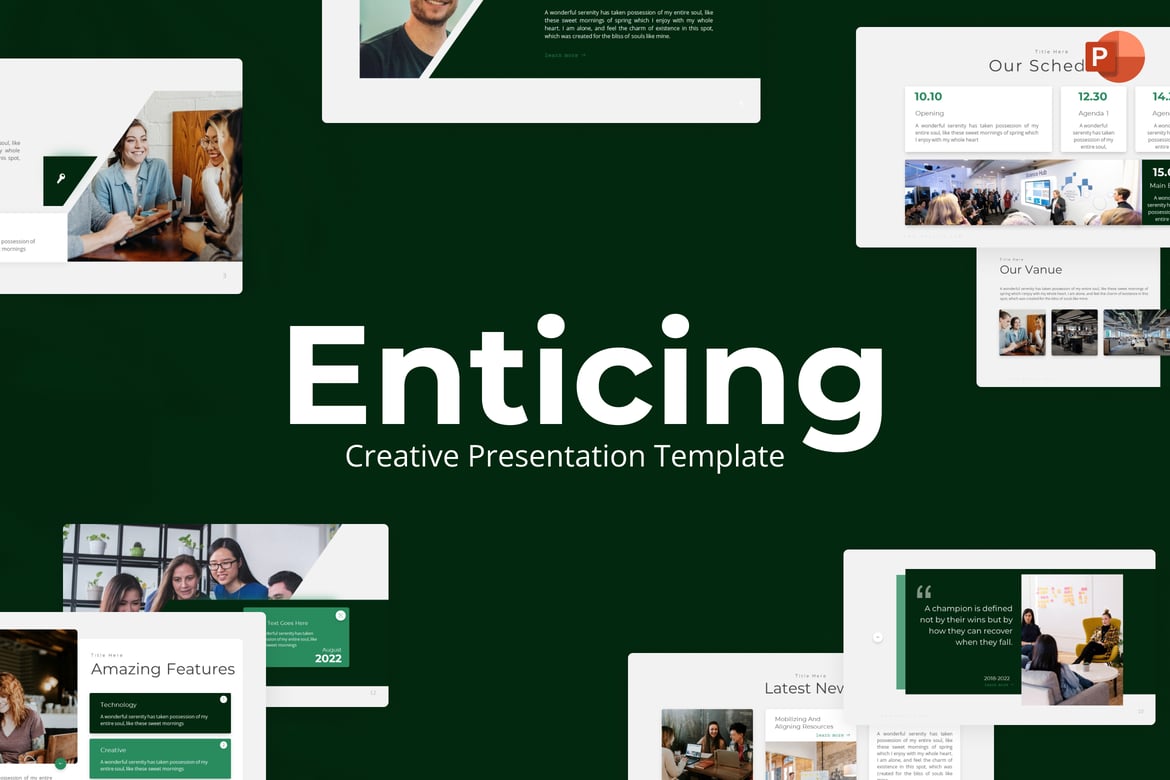 Template PowerPoint Kreatif yang Menarik dan Menawan