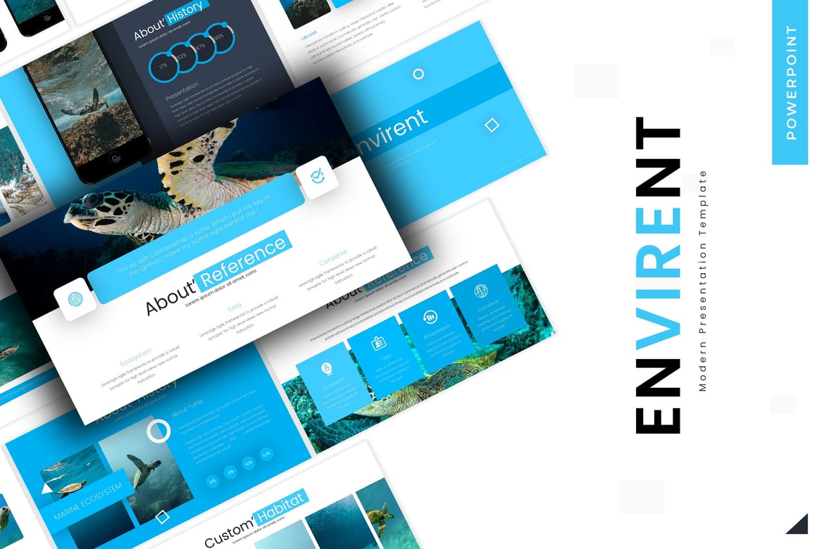 Envirent - Template Powerpoint Profesional dan Serbaguna