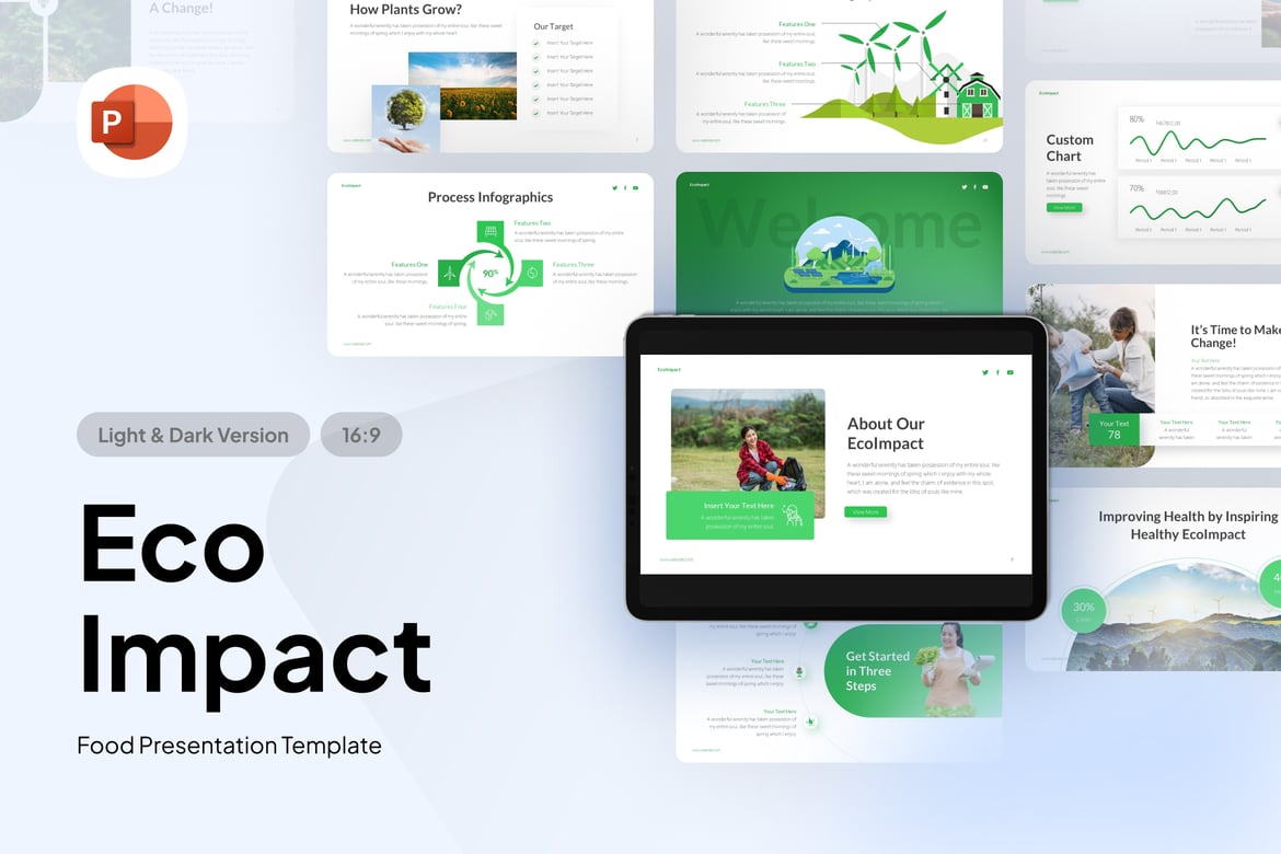 Template Presentasi Ekologi Lingkungan - PowerPoint Menarik