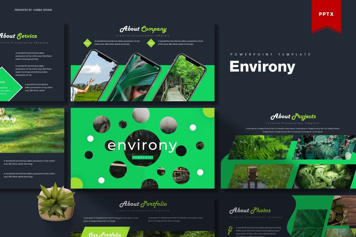 Environy | Template PowerPoint Profesional dan Menarik