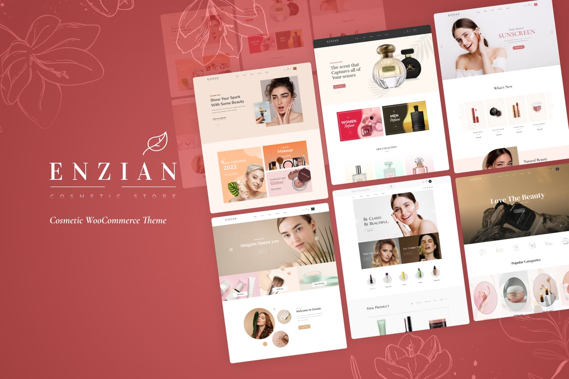 Enzian - Tema WooCommerce Kecantikan dan Kosmetik yang Menawan