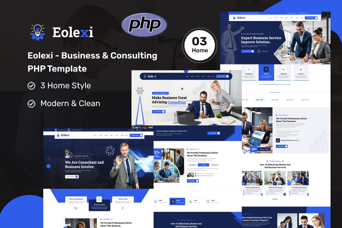 Eolexi – Template Website PHP Modern untuk Bisnis dan Konsultasi