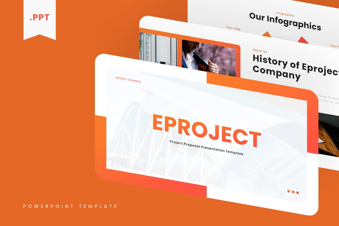 Template PowerPoint Proposal Eporject yang Menarik dan Profesional