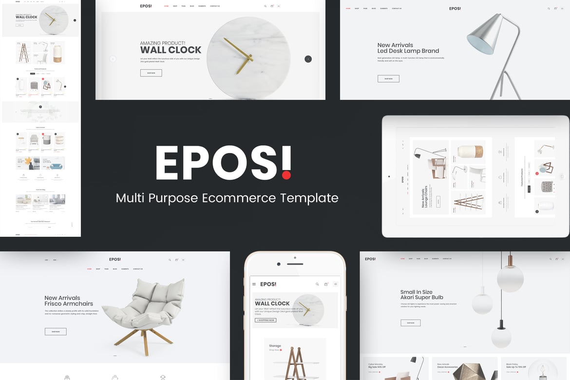 Eposi - Tema WordPress Minimalis untuk WooCommerce yang Elegan