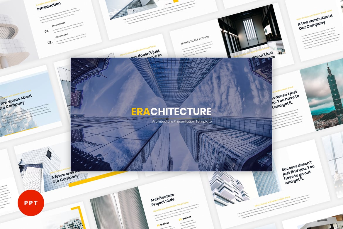 Template PowerPoint Era - Solusi Presentasi Arsitektur Modern