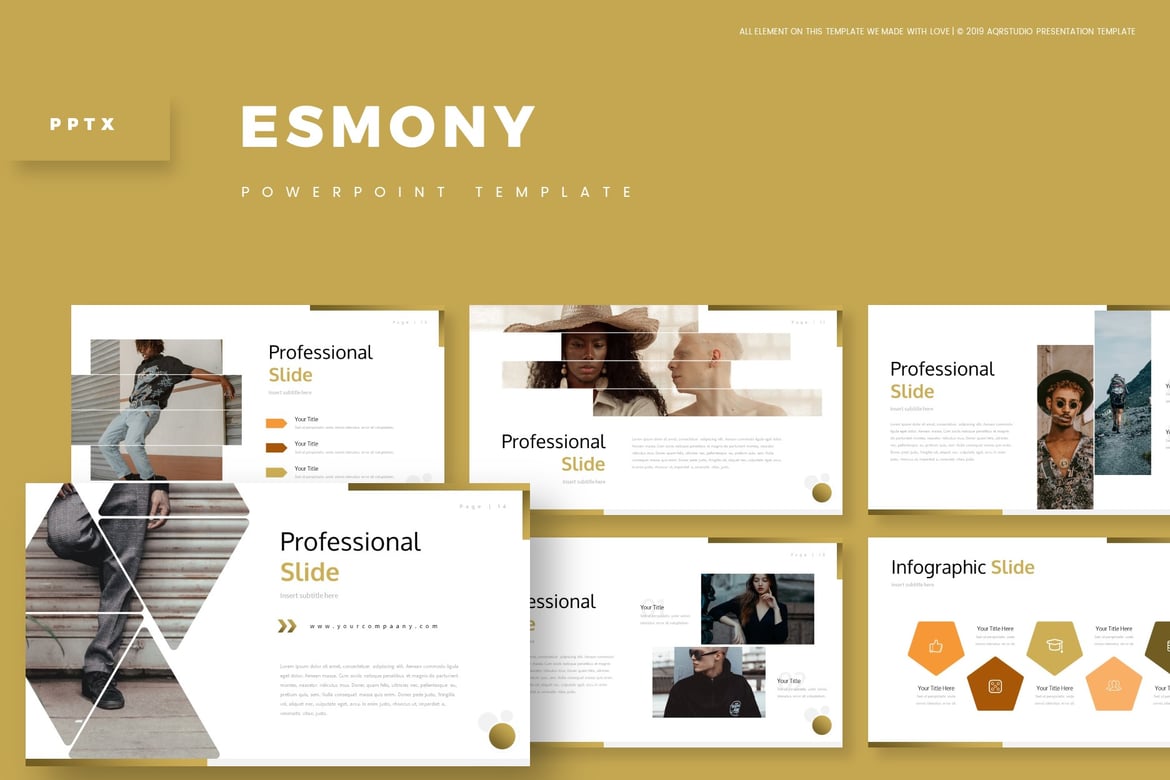 Esmony - Template PowerPoint Serbaguna dan Menarik