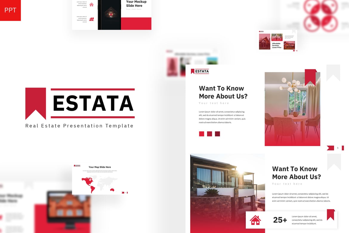 Estata - Template Powerpoint Modern untuk Presentasi Menarik