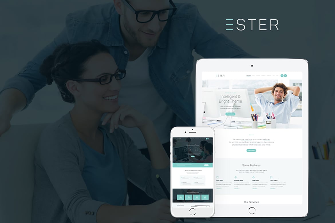 Template Website Multipurpose ESTER: Solusi Elegan untuk Bisnis Anda