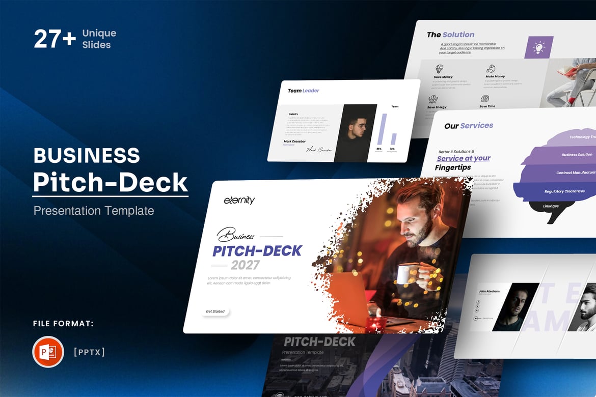 Template Presentasi PowerPoint Eternity yang Menarik dan Profesional