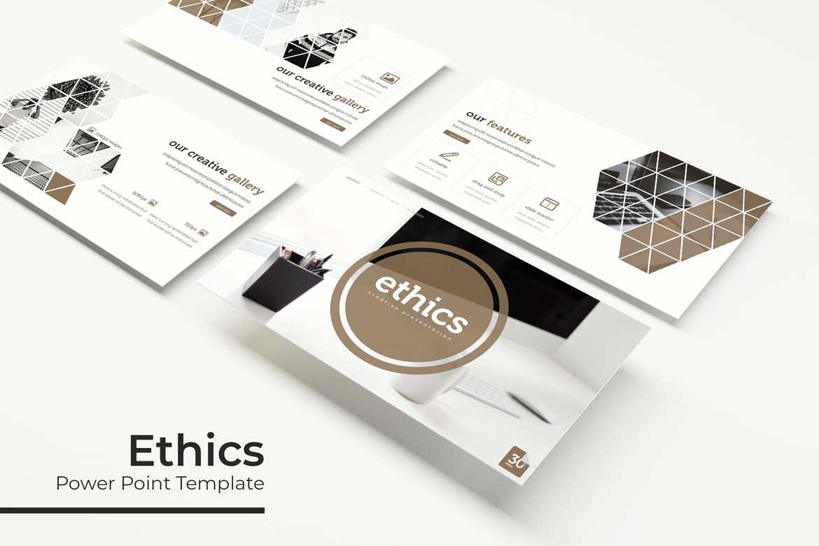 Template Powerpoint Etika yang Menarik dan Profesional