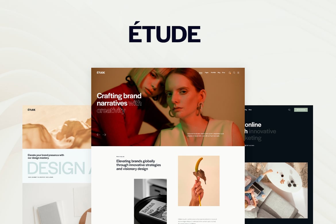 Etude: Tema WordPress Trendy dan Kuat untuk Kreativitas Anda