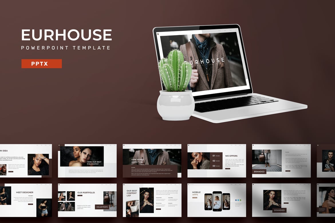 Eurhouse - Template PowerPoint Menarik untuk Semua Kebutuhan