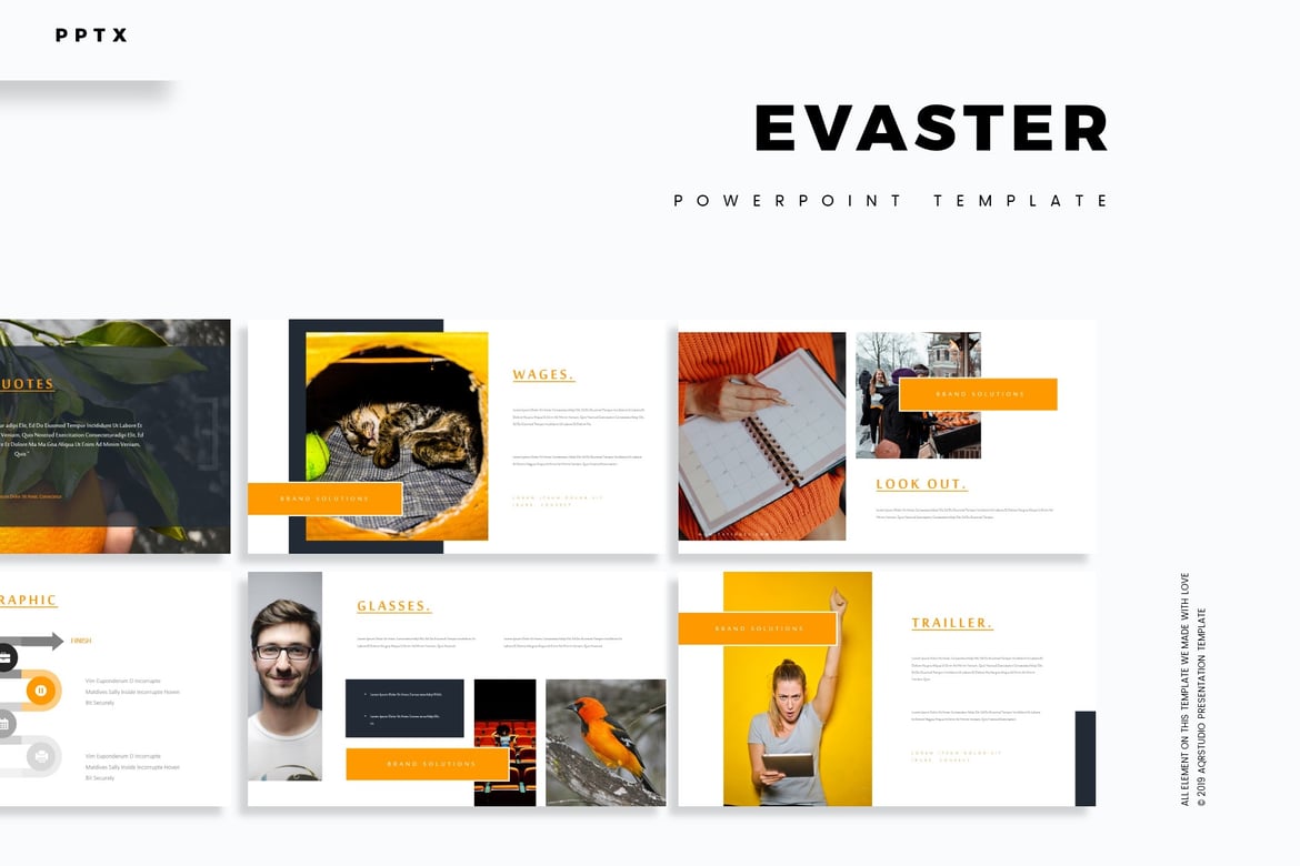 Evaster - Template PowerPoint Serbaguna dan Menarik