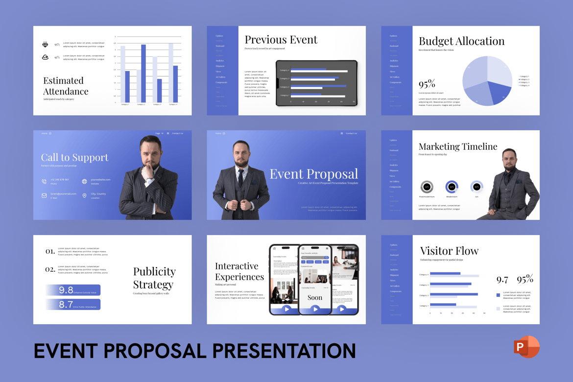 Template Presentasi Proposal Acara yang Menarik dan Profesional