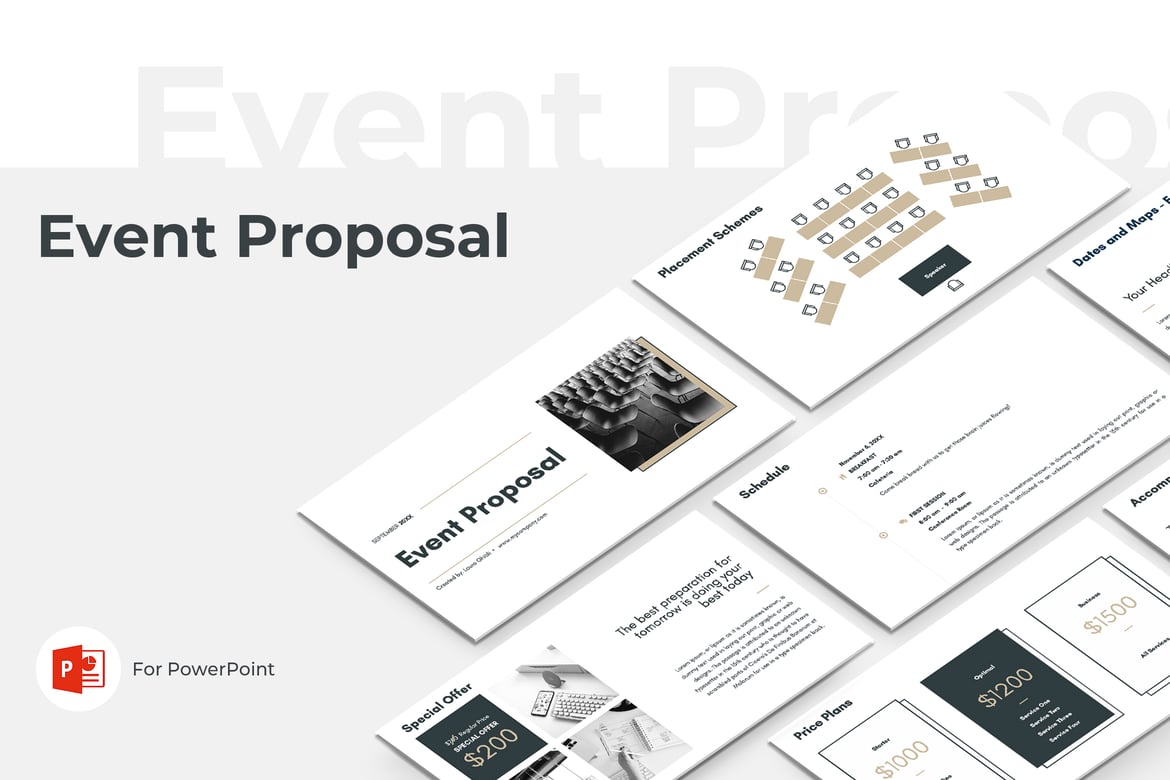 Template PowerPoint Proposal Acara yang Menarik dan Profesional