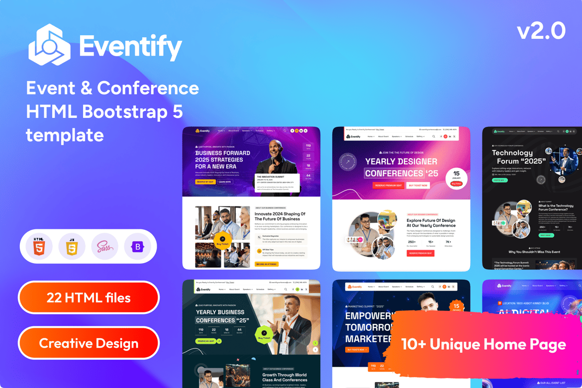 Eventify - Template Website untuk Event dan Konferensi yang Menarik
