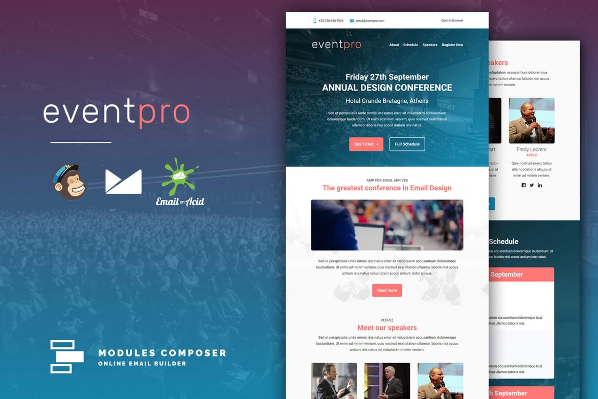 EventPro - Template Email Responsif untuk Acara dan Konferensi