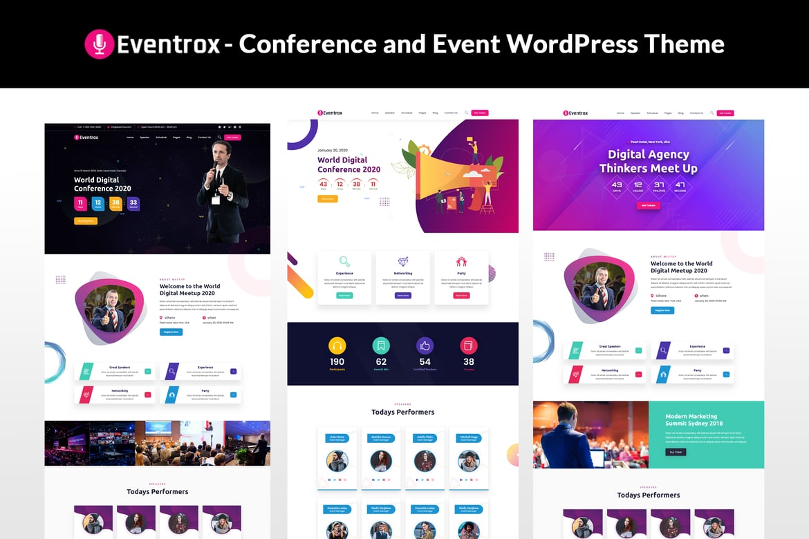 Eventrox - Tema WordPress untuk Konferensi dan Acara yang Menarik