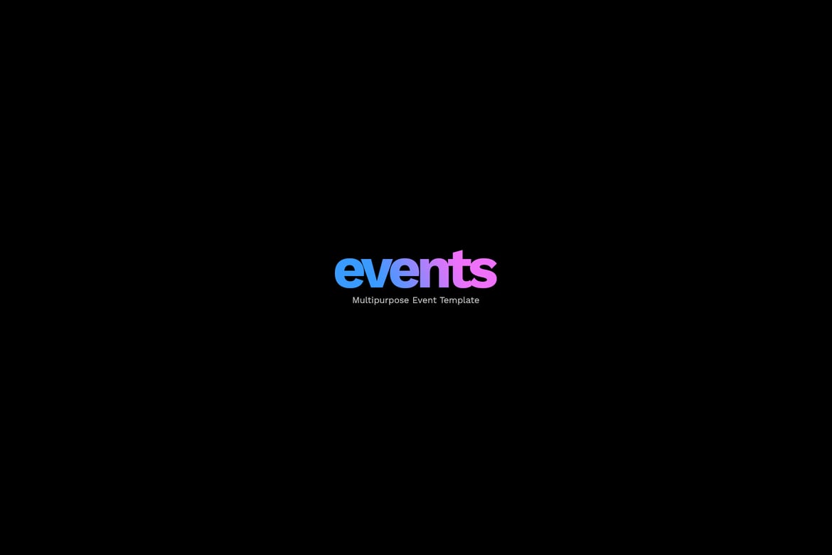 Template Website Konferensi Serbaguna - EVENTS