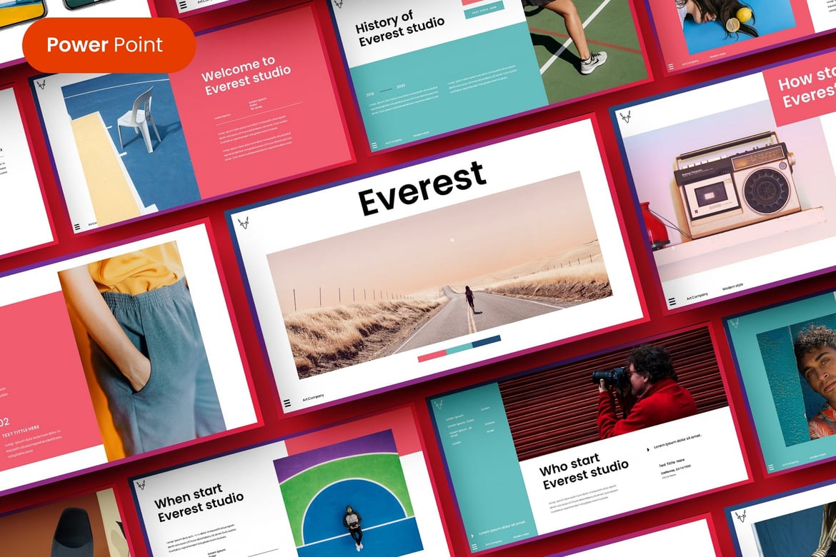 Everest – Template Presentasi PowerPoint Profesional
