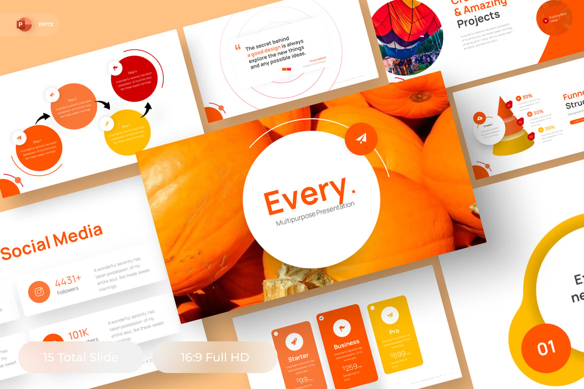 Setiap - Template PowerPoint Serbaguna untuk Presentasi Profesional