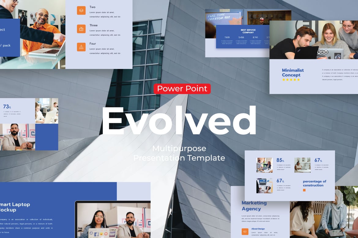Template PowerPoint Evolved: Solusi Kreatif untuk Presentasi Anda