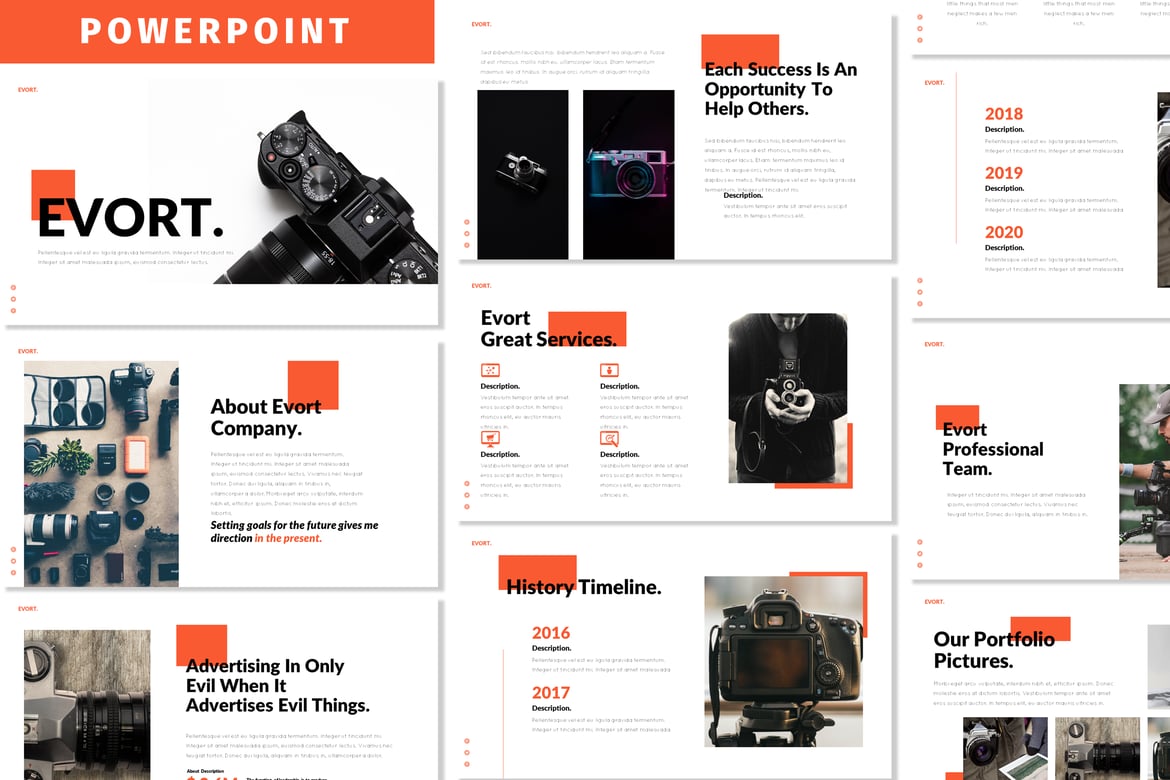 Evort - Template Powerpoint Professional untuk Semua Kebutuhan Bisnis