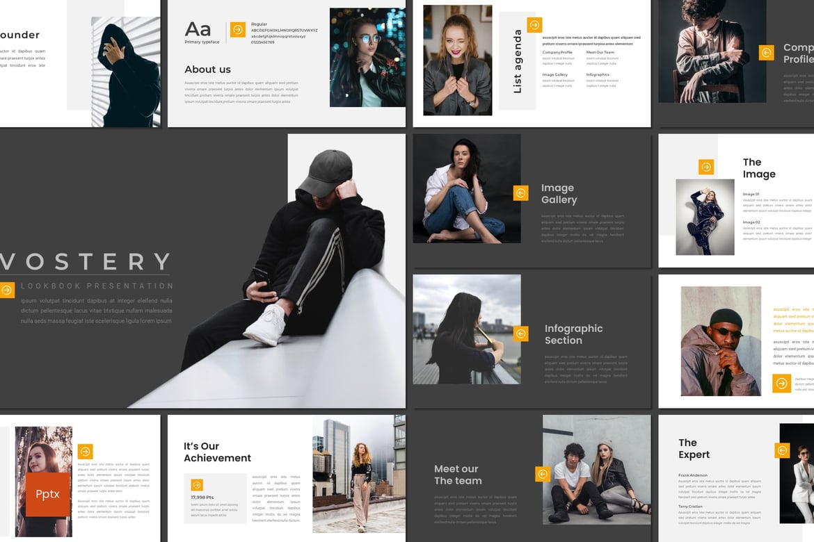 Evostery - Template Presentasi Powerpoint yang Menarik dan Modern