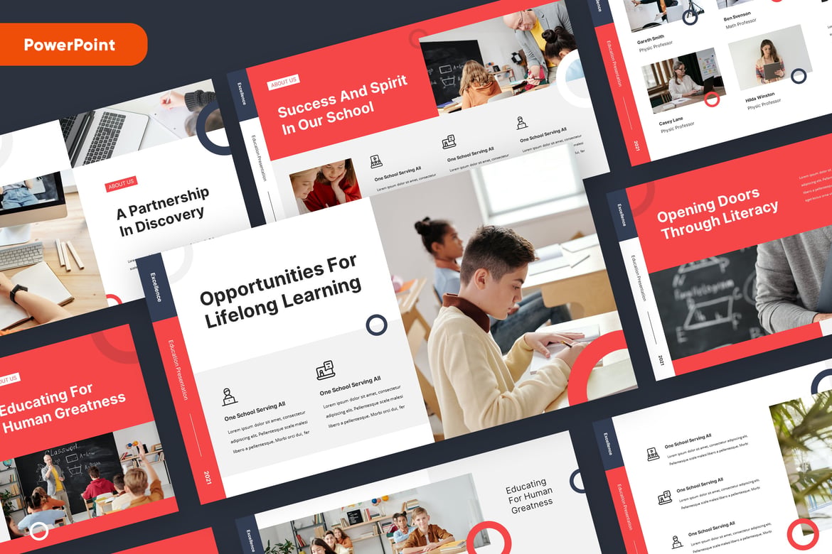 Template Powerpoint Pendidikan yang Menarik dan Profesional