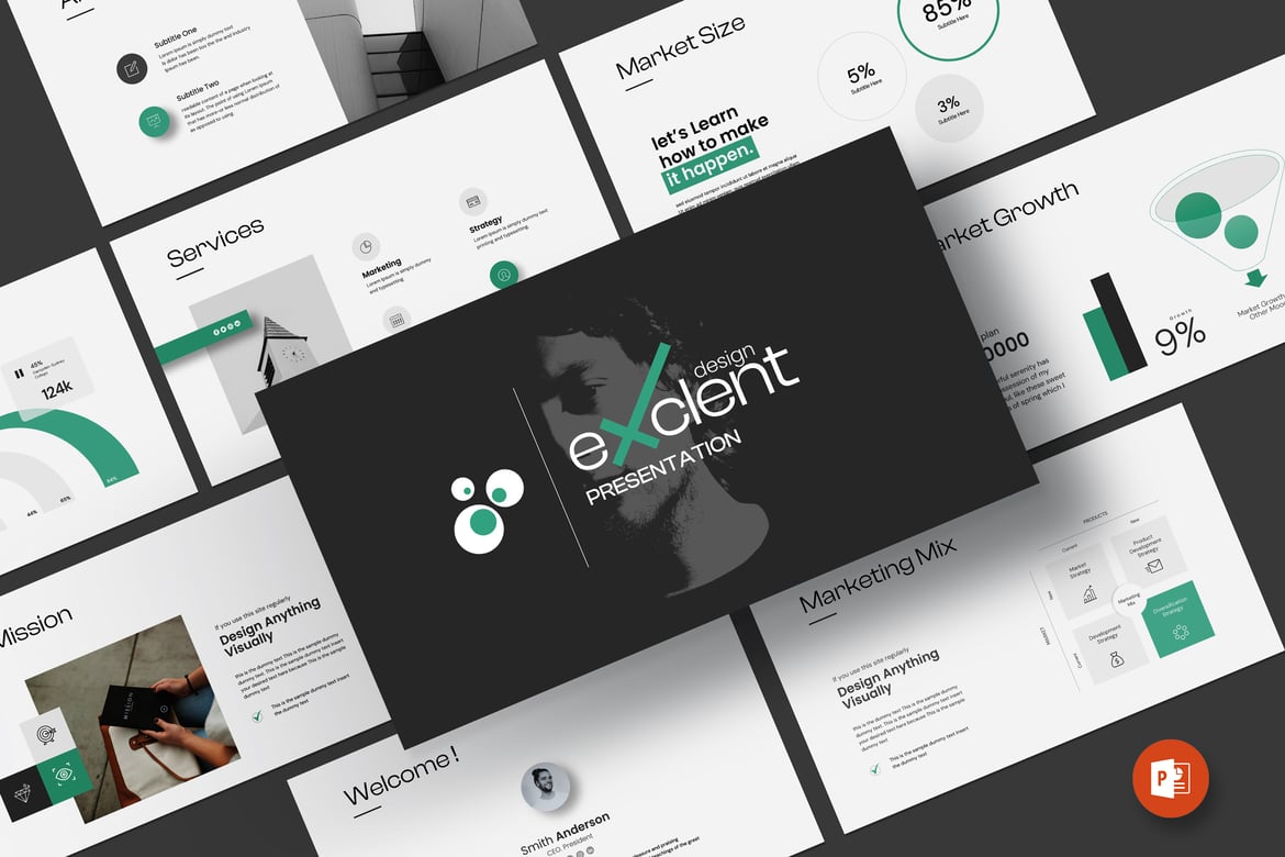 Template Presentasi PowerPoint Modern dan Profesional