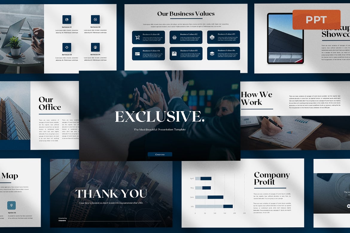 Template Presentasi PowerPoint Eksklusif untuk Bisnis Anda
