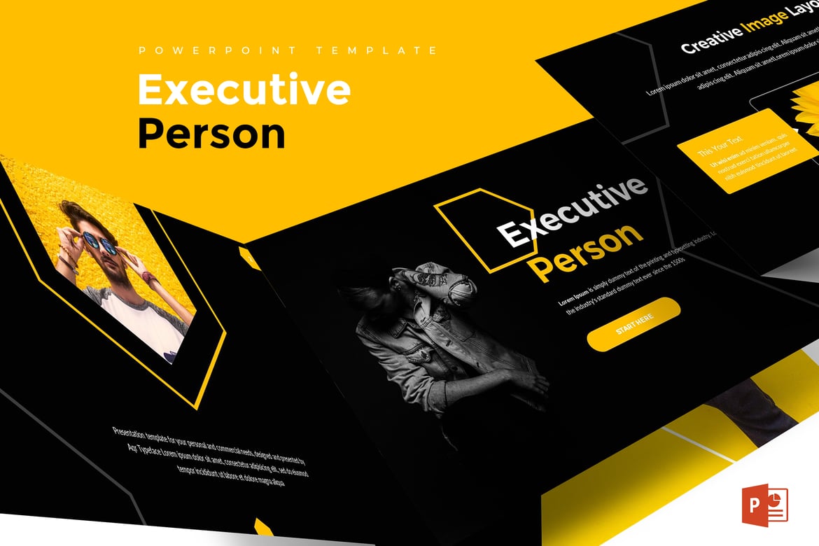 Template Powerpoint Eksekutif - Solusi Presentasi Profesional