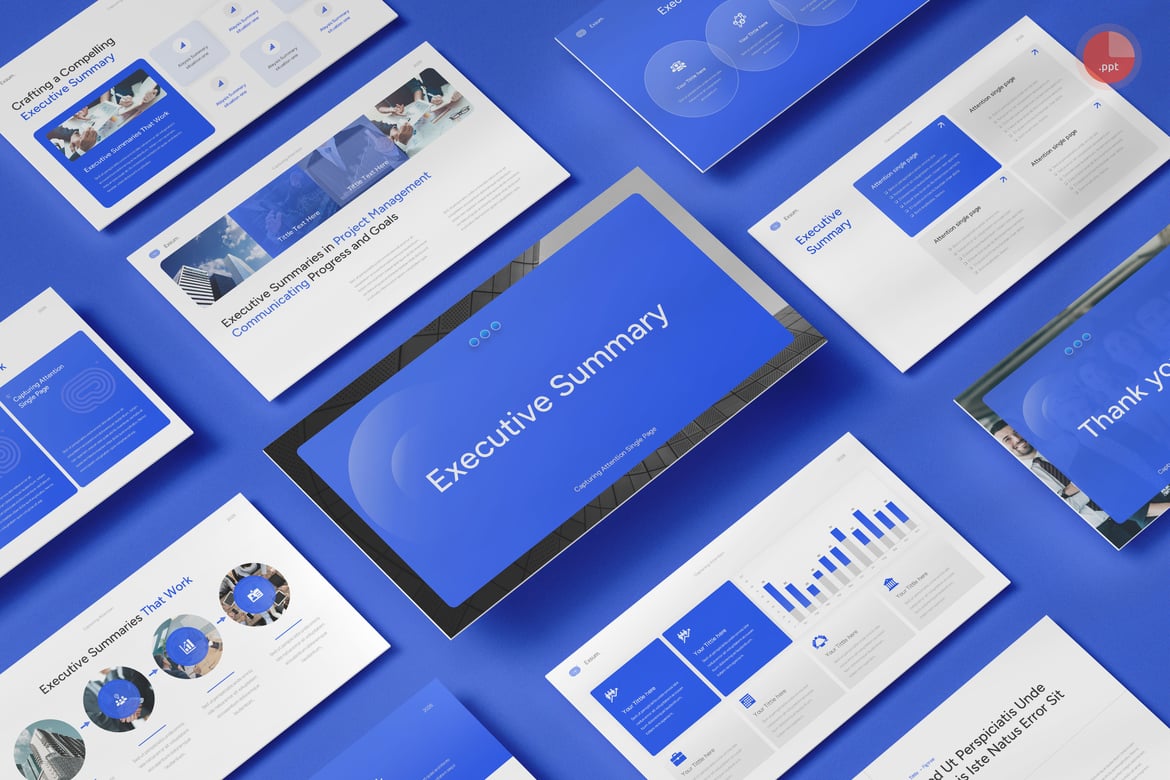 Template Presentasi Executive Summary yang Menarik dan Profesional