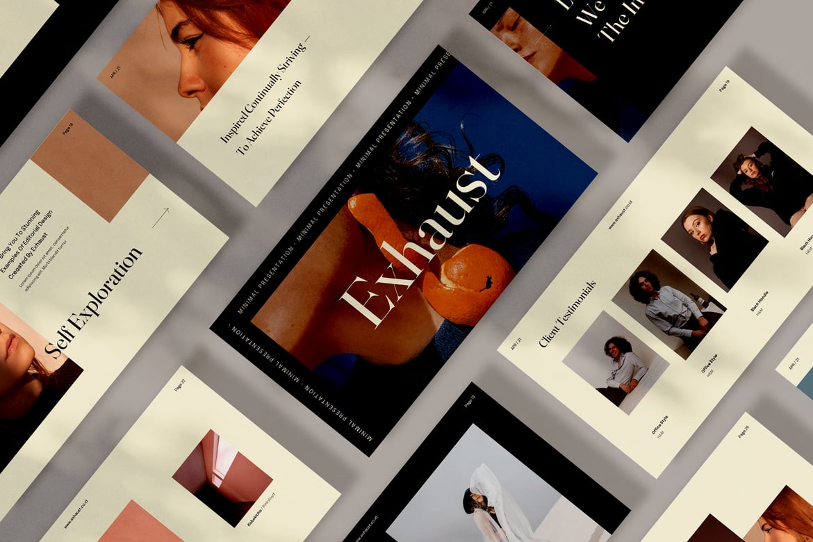 Template Presentasi Powerpoint Minimalis untuk Bisnis