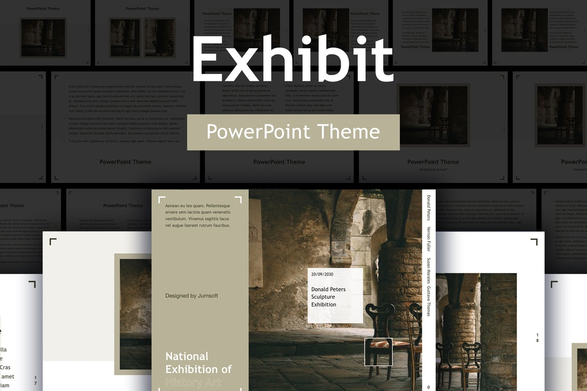 Template PowerPoint Exhibit - Presentasi Profesional Anda