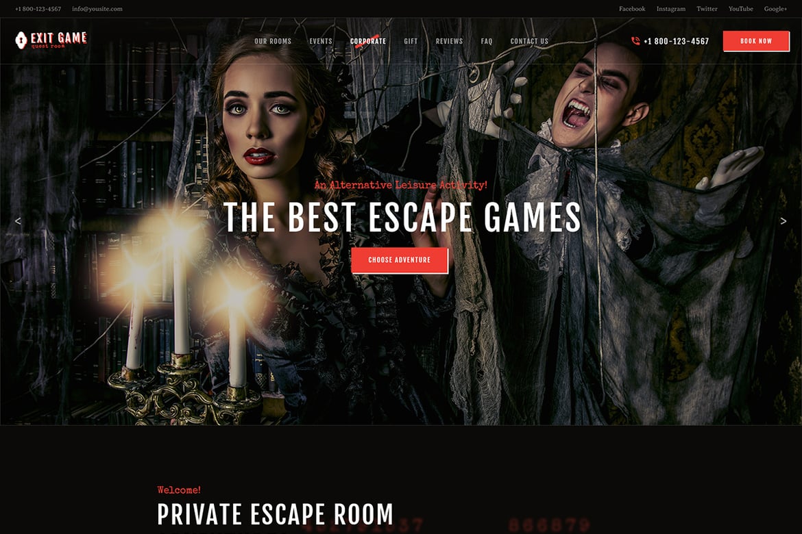 Tema WordPress Exit Game: Solusi Ideal untuk Website Permainan Ruang Pelarian