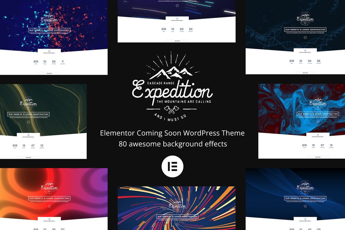 Tema WordPress Coming Soon Expedition - Desain Minimalis dan Responsif