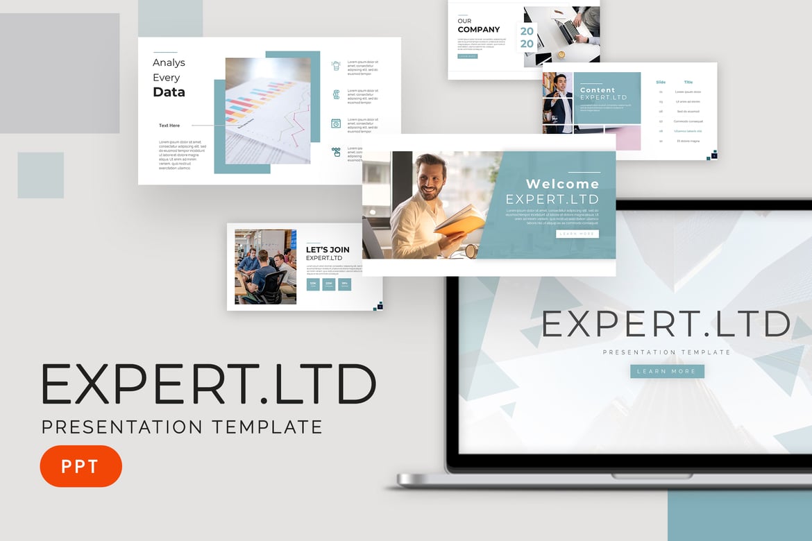 Template PowerPoint Bisnis Profesional yang Menarik