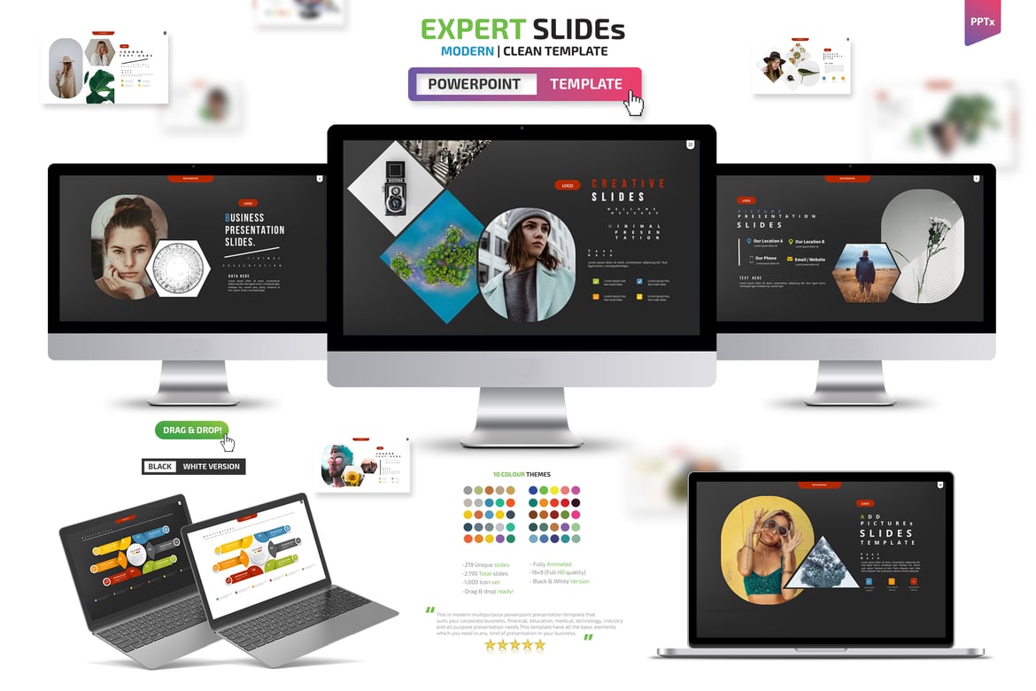 Template Powerpoint Presentasi Profesional dan Menarik