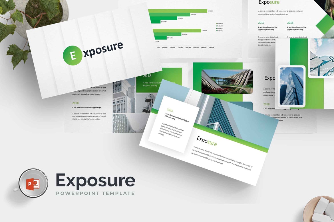 Template PowerPoint Exposure - Solusi Presentasi Multifungsi yang Menarik