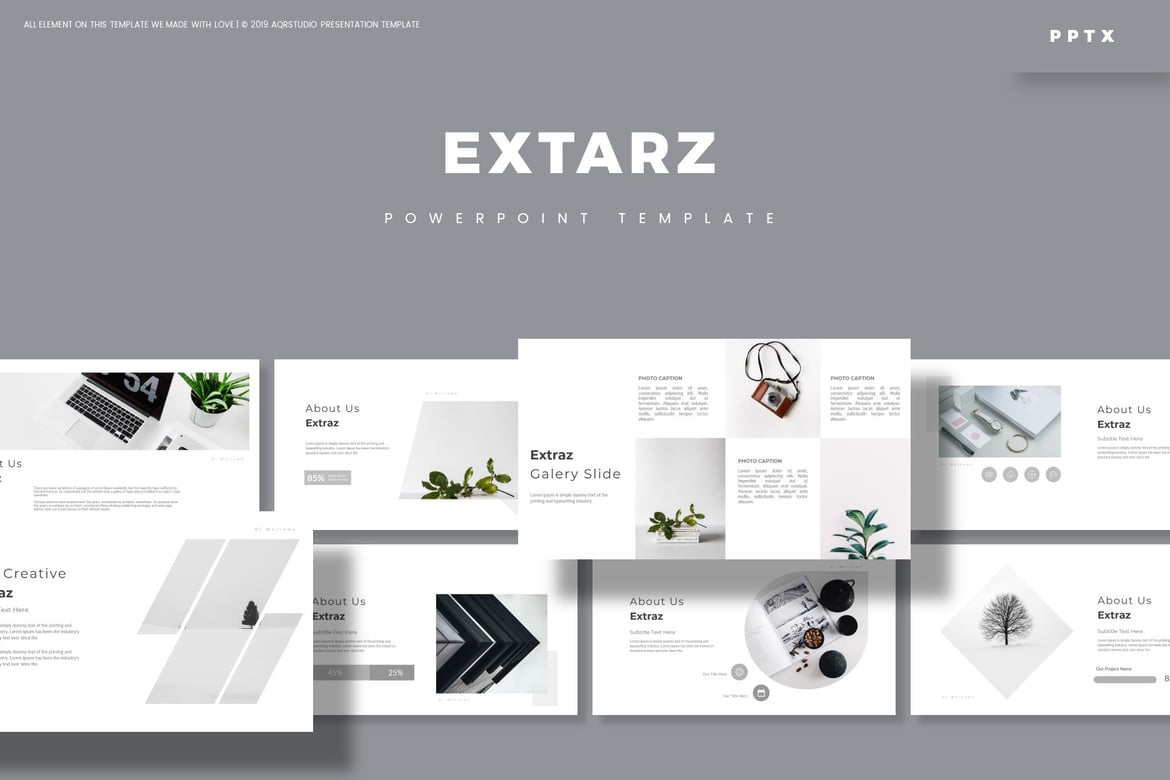 Template Powerpoint Extarz - Solusi Presentasi Profesional