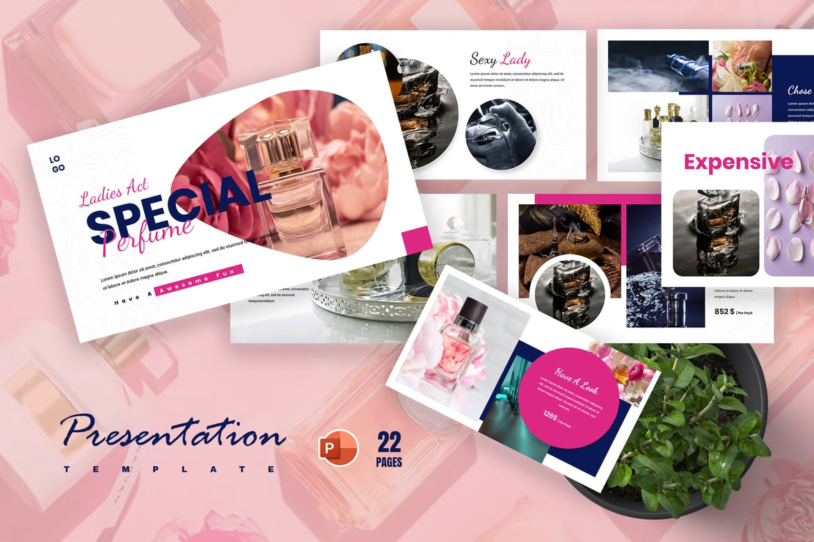 Template Presentasi PowerPoint Exty yang Menarik dan Profesional